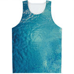 Sea Water Surface Print Men's Tank Top
