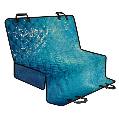 Sea Water Surface Print Pet Car Back Seat Cover