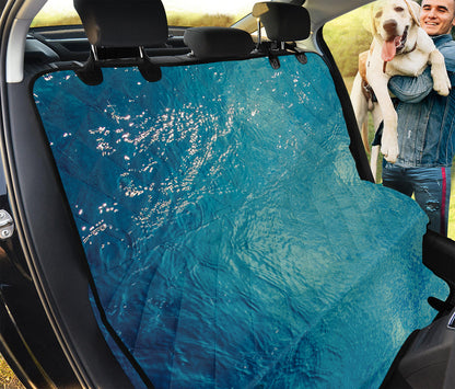 Sea Water Surface Print Pet Car Back Seat Cover