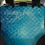 Sea Water Surface Print Pet Car Back Seat Cover