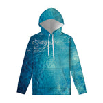 Sea Water Surface Print Pullover Hoodie