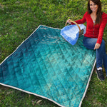 Sea Water Surface Print Quilt