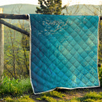 Sea Water Surface Print Quilt