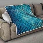 Sea Water Surface Print Quilt