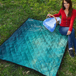 Sea Water Surface Print Quilt