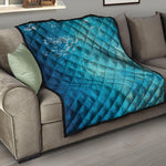 Sea Water Surface Print Quilt