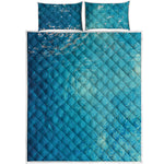 Sea Water Surface Print Quilt Bed Set