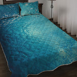 Sea Water Surface Print Quilt Bed Set