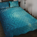 Sea Water Surface Print Quilt Bed Set