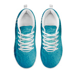 Sea Water Surface Print White Sneakers
