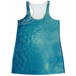 Sea Water Surface Print Women's Racerback Tank Top
