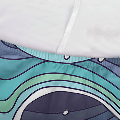 Sea Wave Surfing Pattern Print Sofa Cover