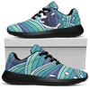 Sea Wave Surfing Pattern Print Sport Shoes GearFrost