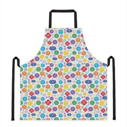 Seven Chakra Symbols Pattern Print Apron