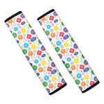 Seven Chakra Symbols Pattern Print Car Seat Belt Covers