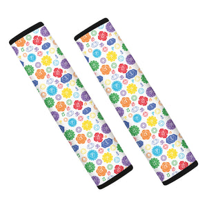 Seven Chakra Symbols Pattern Print Car Seat Belt Covers