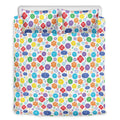 Seven Chakra Symbols Pattern Print Duvet Cover Bedding Set