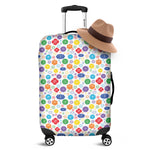 Seven Chakra Symbols Pattern Print Luggage Cover