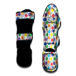 Seven Chakra Symbols Pattern Print Muay Thai Shin Guard