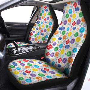 Seven Chakra Symbols Pattern Print Universal Fit Car Seat Covers