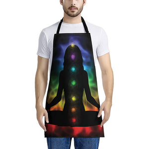 Seven Chakras Aura Print Apron