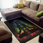 Seven Chakras Aura Print Area Rug