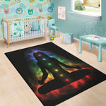 Seven Chakras Aura Print Area Rug