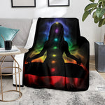 Seven Chakras Aura Print Blanket
