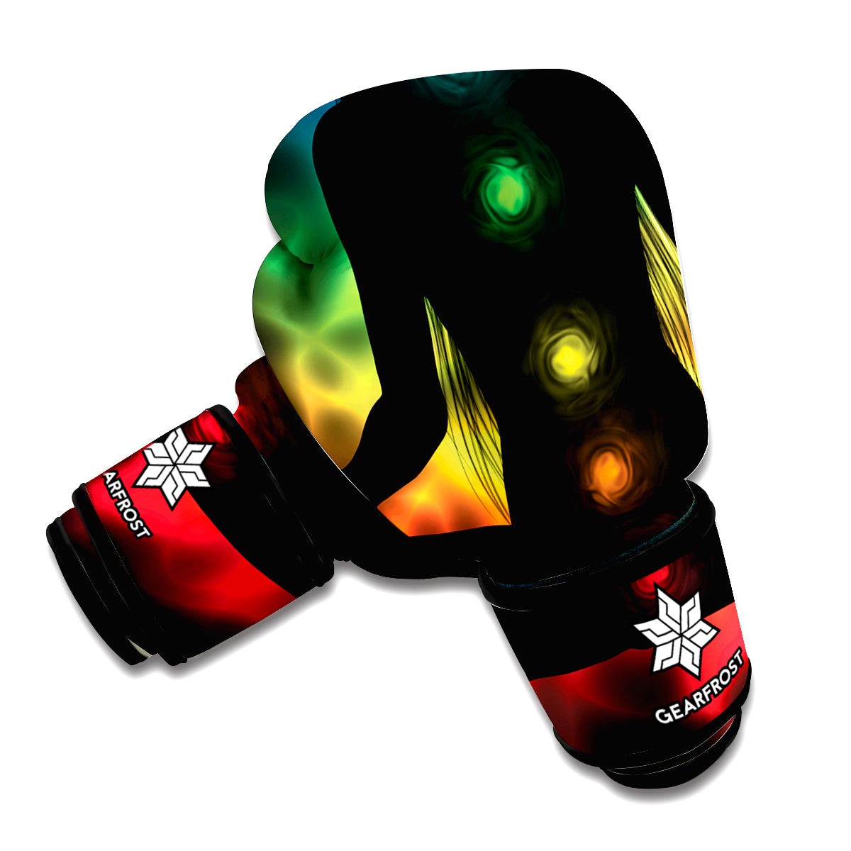 Seven Chakras Aura Print Boxing Gloves