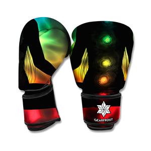 Seven Chakras Aura Print Boxing Gloves