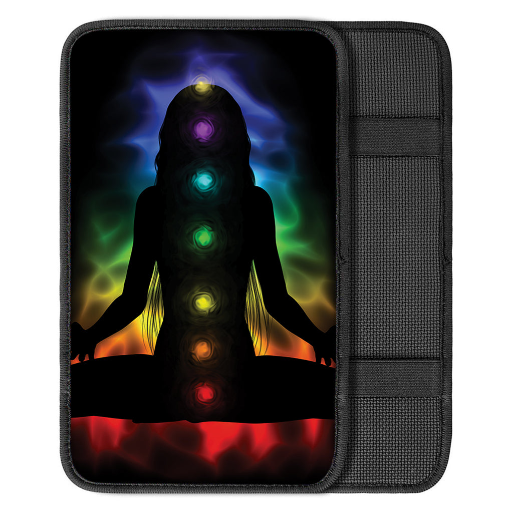 Seven Chakras Aura Print Car Center Console Cover