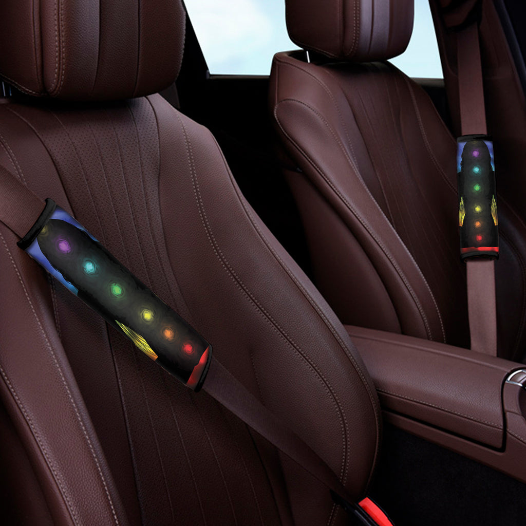 Seven Chakras Aura Print Car Seat Belt Covers