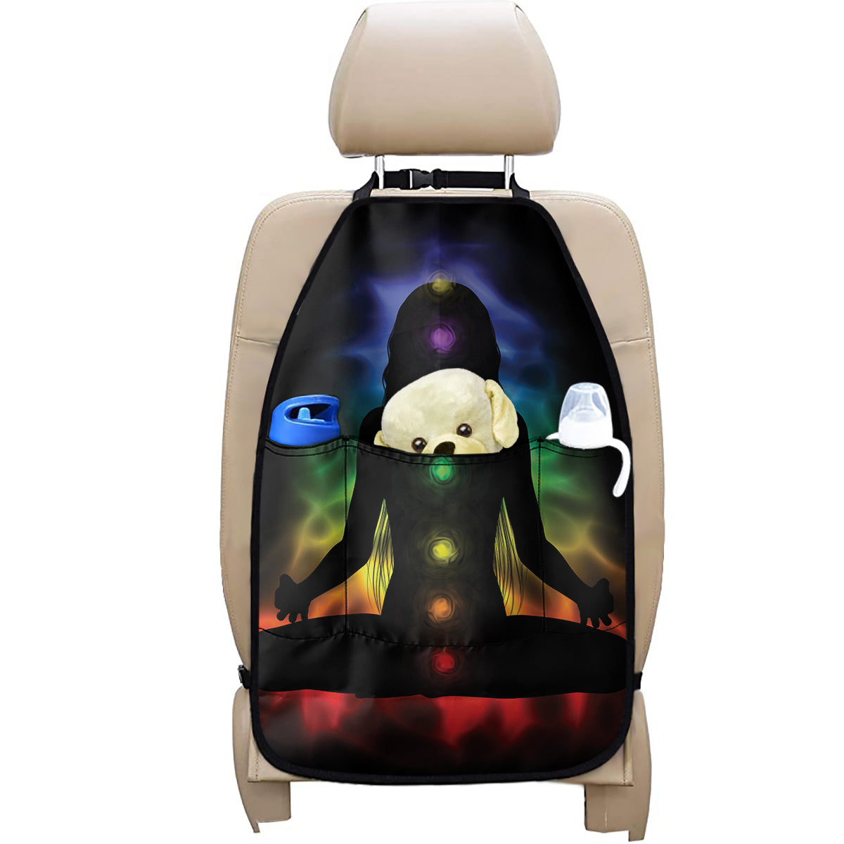 Seven Chakras Aura Print Car Seat Organizers