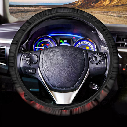 Seven Chakras Aura Print Car Steering Wheel Cover