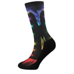 Seven Chakras Aura Print Crew Socks