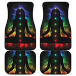 Seven Chakras Aura Print Front and Back Car Floor Mats