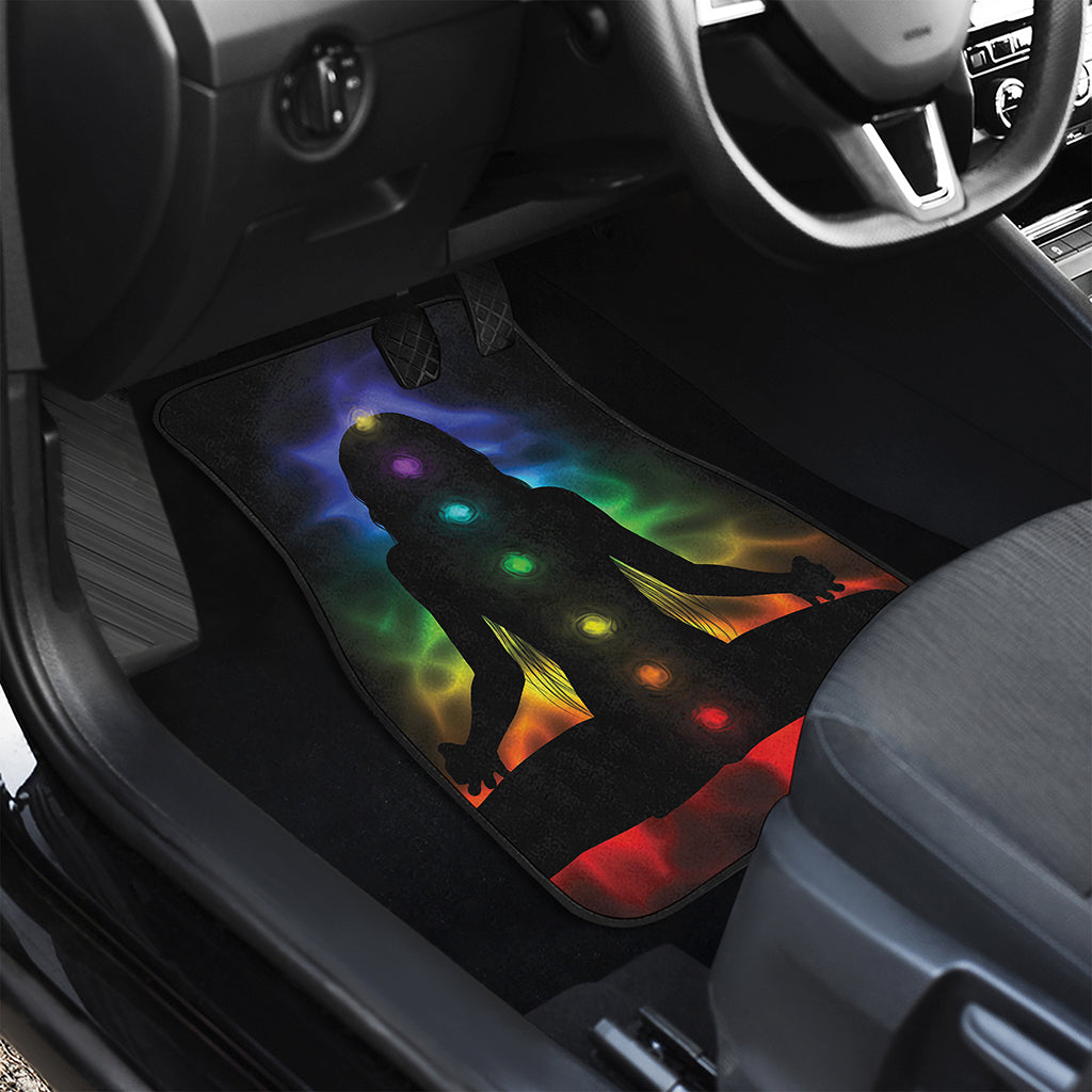Seven Chakras Aura Print Front Car Floor Mats