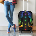 Seven Chakras Aura Print Luggage Cover