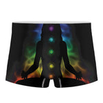 Seven Chakras Aura Print Men's Boxer Briefs