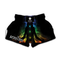 Seven Chakras Aura Print Muay Thai Boxing Shorts