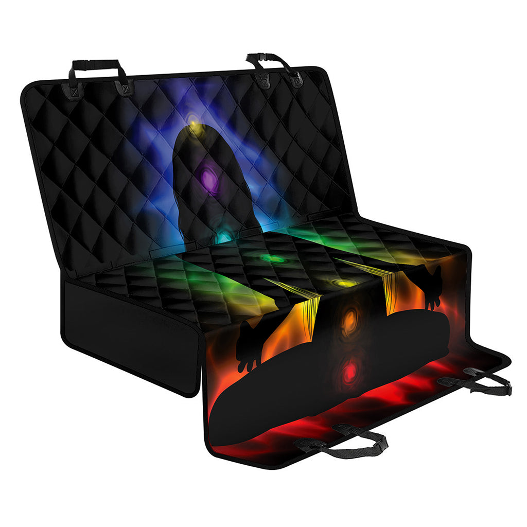 Seven Chakras Aura Print Pet Car Back Seat Cover