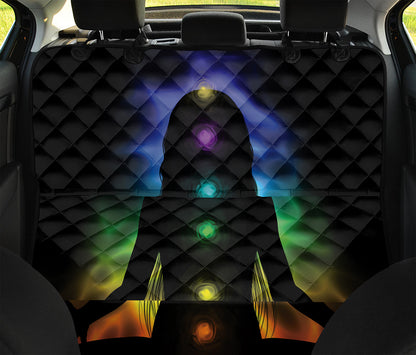 Seven Chakras Aura Print Pet Car Back Seat Cover