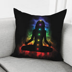 Seven Chakras Aura Print Pillow Cover