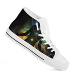 Seven Chakras Aura Print White High Top Shoes