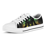 Seven Chakras Aura Print White Low Top Shoes