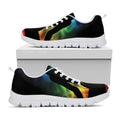 Seven Chakras Aura Print White Running Shoes