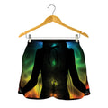 Seven Chakras Aura Print Women's Shorts