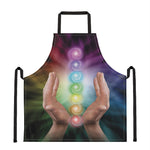 Seven Chakras Energy Print Apron