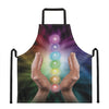 Seven Chakras Energy Print Apron