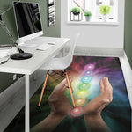 Seven Chakras Energy Print Area Rug